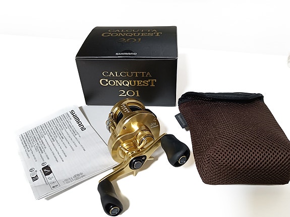 Shimano Calcutta Conquest A 201, vasuri hyrräkela (Hinta sisältää toimituskulut)