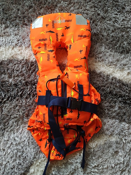 Lasten pelastusliivit koko 5-10 kg oranssi
