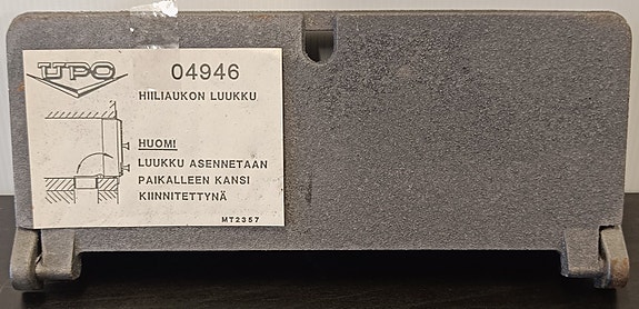 Upo hiiliaukon luukku