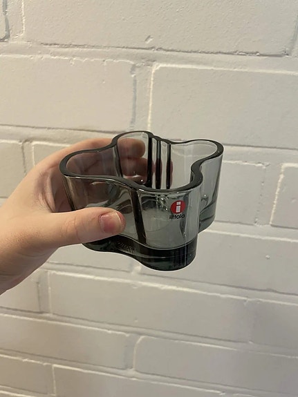 Iittala Aalto kynttilälyhty harmaa