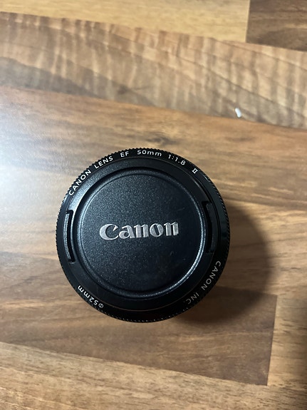 Canon EF 50mm objektiivi