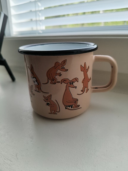 Muurla Muumi emalimuki Nipsu vaaleanpunainen