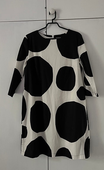 Marimekko: Rahtu Nonparelli - mekko mustavalkoinen koko 40