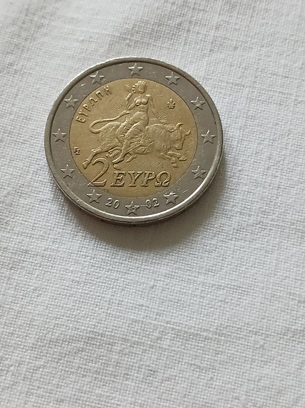 Kreikka 2 euron kolikko 2002