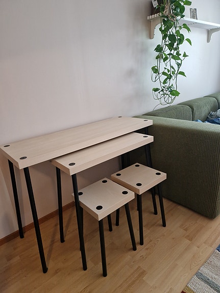 Ikea Fridnäs pöydät ja tuolit