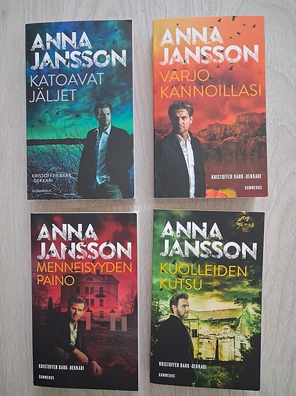 Anna Jansson dekkaripaketti 4 kirjaa