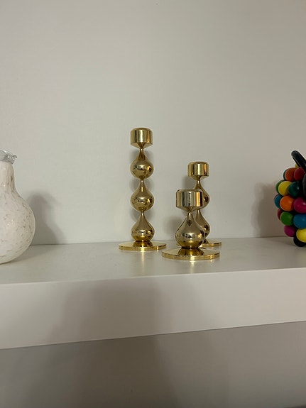 Design asmussen 24 karat kynttilänjalat