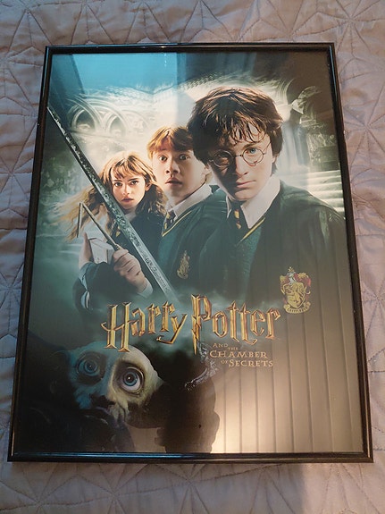 3 kpl harry potter elokuva julistetta kehyksissä