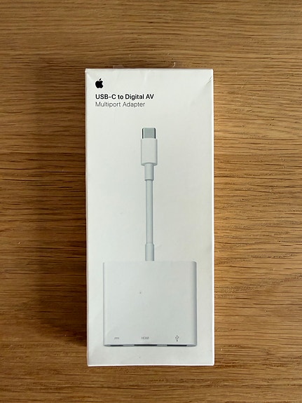 Apple USB-C Digital AV Multiport HDMI 2.0|USB3 Adapter White