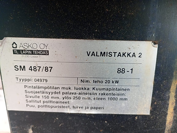 Asko takkasydän.