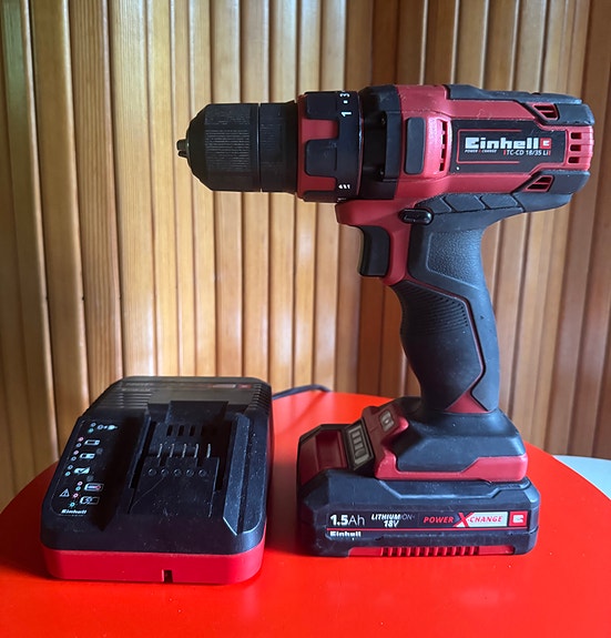 Einhell TC-CD 18/35 Li porakone+akku ja laturi