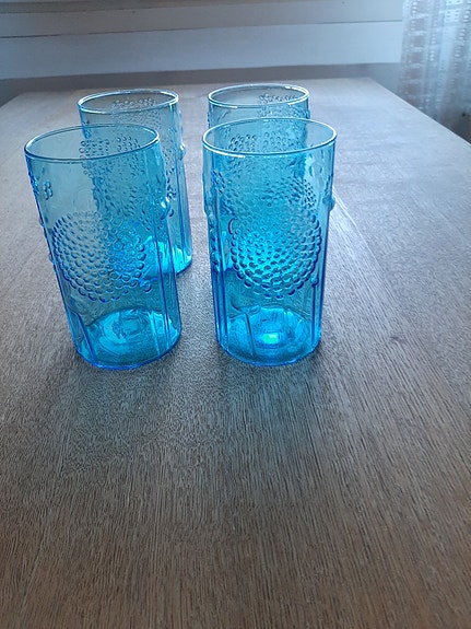 Iittala Flora- juomalasit sininen