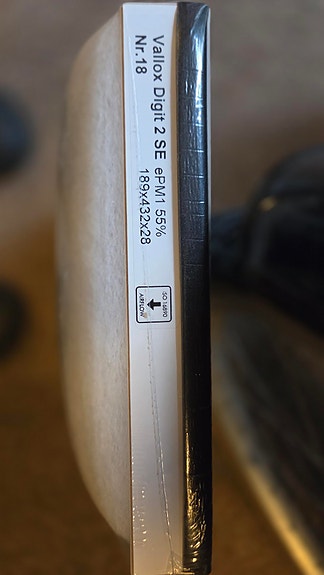 6 kpl Vallox Digit2 SE/ 132 E -suodattimet (nro 18)