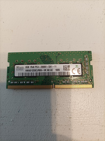 Läppärin 8gb muisti 2666mhz