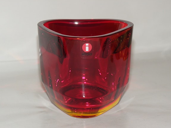 Iittala punainen TRIS tuikkulyhty