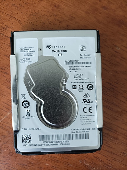 Seagate 1tb hdd
