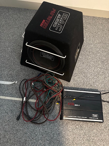 Mac Audio subbari ja vahvistin autoon