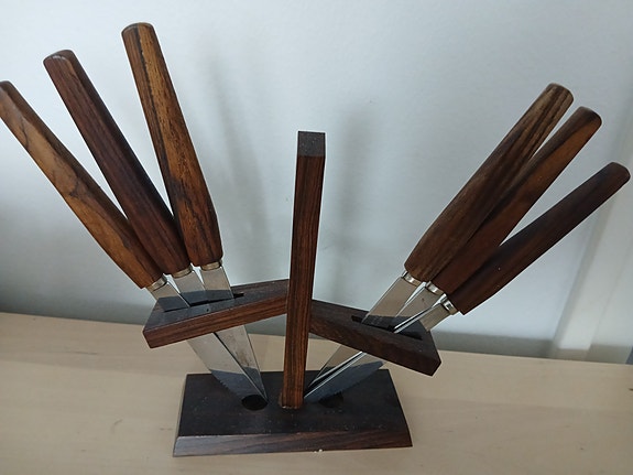 Teak hedelmäveitsisetti