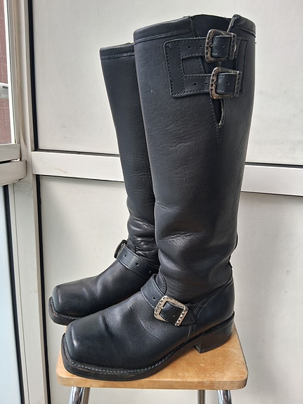 Bootfactory pitkävartiset nahkasaappaat koko 38