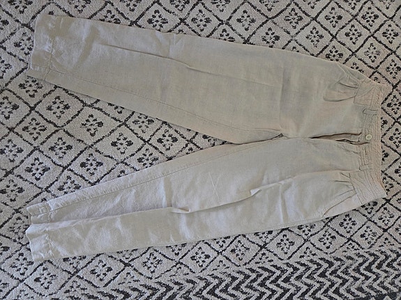 Bik Bok pellavahousut koko 36 beige