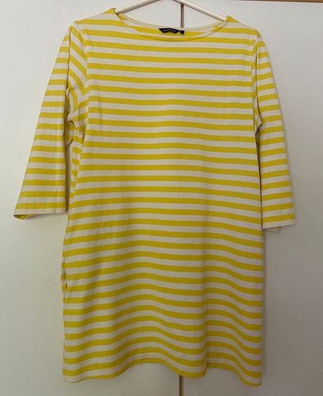 Marimekko Peretta tunika S keltainen
