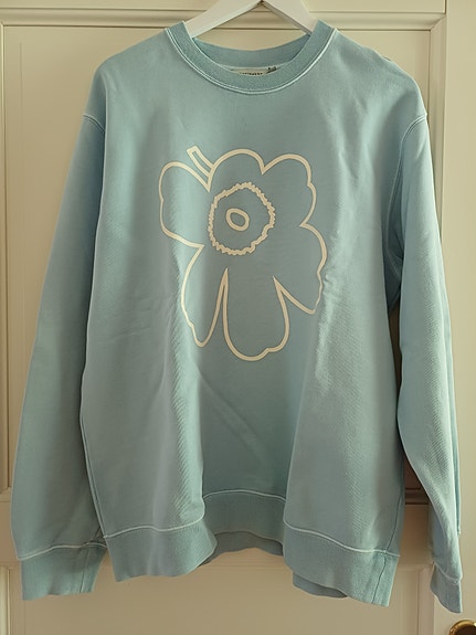 Marimekko Kioski Loisto Piirto Unikko -collegepaita, M, UUSI!