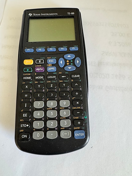 Texas Instruments graafinen laskin TI-89 musta