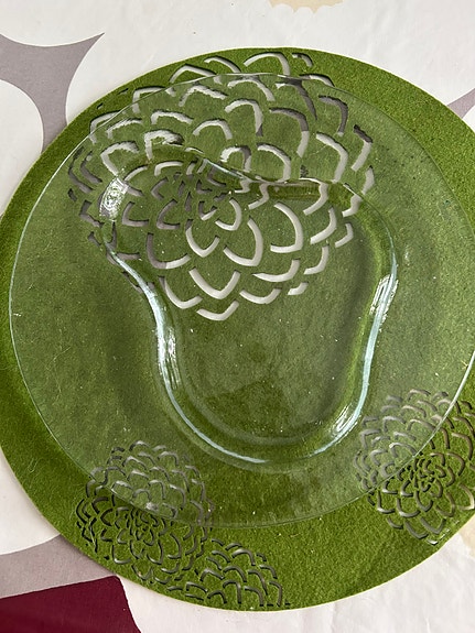 Iittala, Muurla lasilautanen tarjoiluvati kirkas
