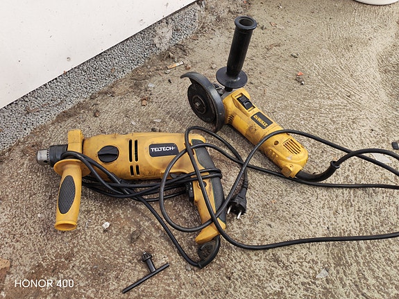 DeWalt rälläkkä + Teltech iskuporakone