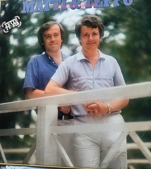Matti ja Teppo vinyyli Et voi tulla rajan taa