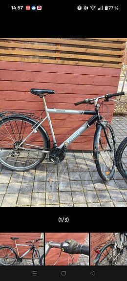 miesten polkupyörä 21- vaihteinen