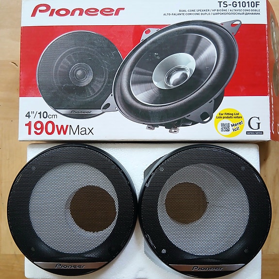 Kaiuttimen suojakuoret Pioneer TS-G1010F kaiuttimiin