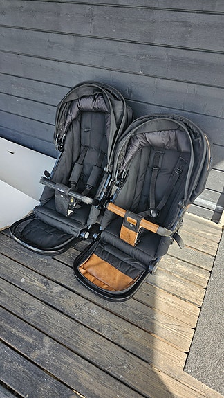 Emmaljunga NXT 3.0 Ratasistuin Ergo, Outdoor Black ja Urban black väreillä