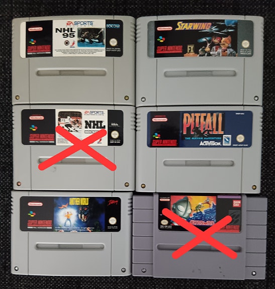 Super Nintendo (SNES) -pelejä