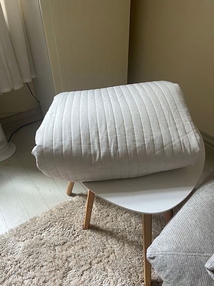 Parivuoteen päiväpeitto kaksipuoleinen beige