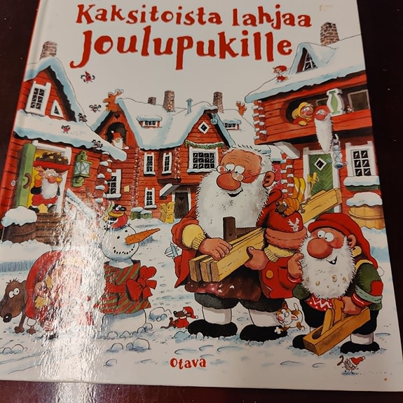 Mauri Kunnas Kaksitoista lahjaa joulupukille kirja, Helsinki-Klaukkala