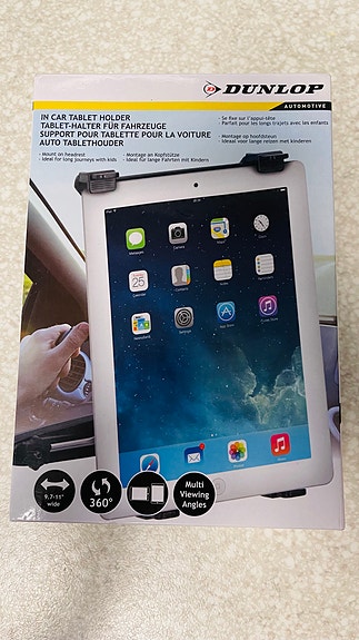 Dunlop auto tablettiteline iPadille / tabletille