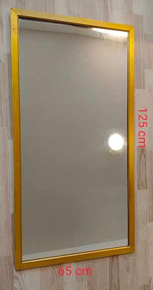 Peili 125 cm kultainen kehys