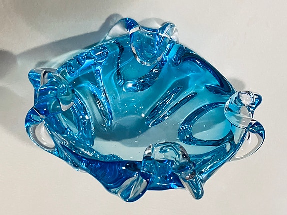 Murano tuhkakuppi, sininen