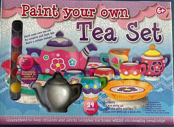 Askartelusarja Paint your own tea set