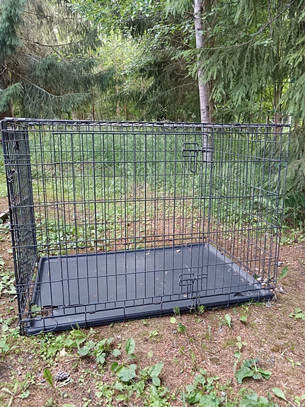 Kokoon taitettava koiran häkki