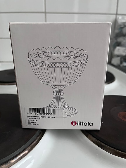 Iittala Mariskooli 120 mm vaaleansininen – alkuperäisessä laatikossa
