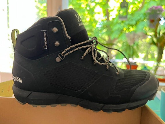 Haglöfs Proof ECO retkeilykengät, koko 38, musta