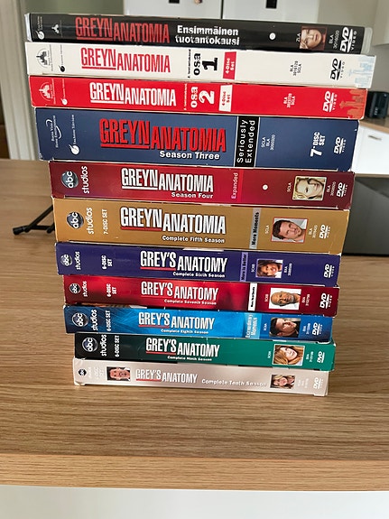 Greyn anatomia kaudet 1-10