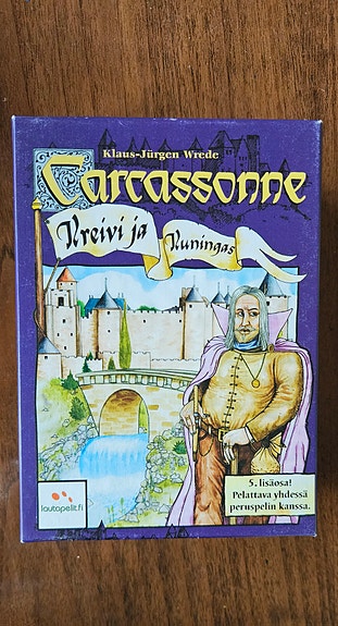 Carcassonne Kreivi ja Kuningas lisäosa lautapeliin