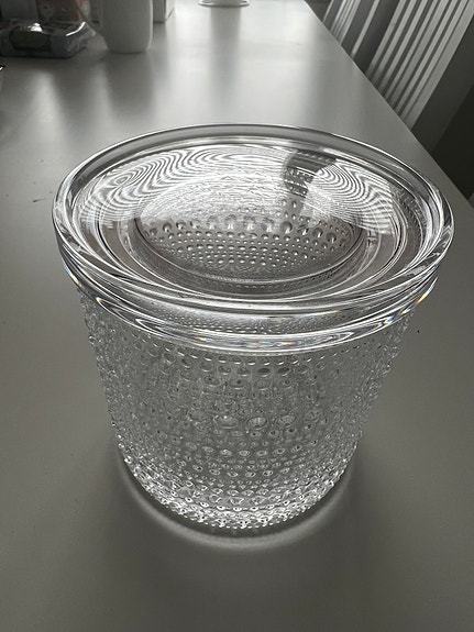 Iittala kastehelmi lasipurkki