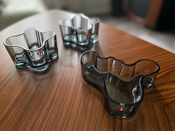 Iittala tuikku harmaa lasi