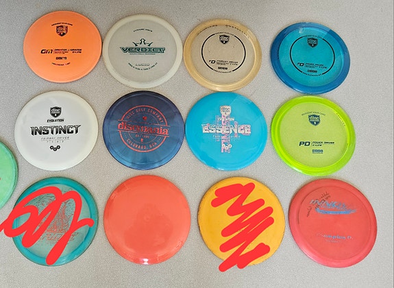 Frisbeegolfkiekkoja, katso kuvat