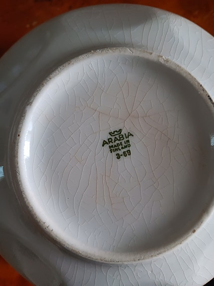 Arabia kulho valkoinen