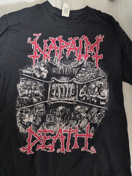 napalm death t paita